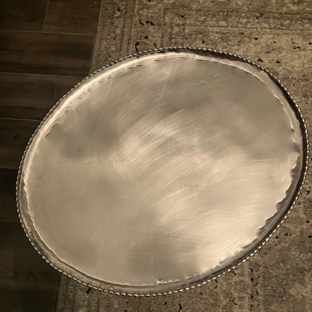 Michael Aram Molten Stainless Steel Tray